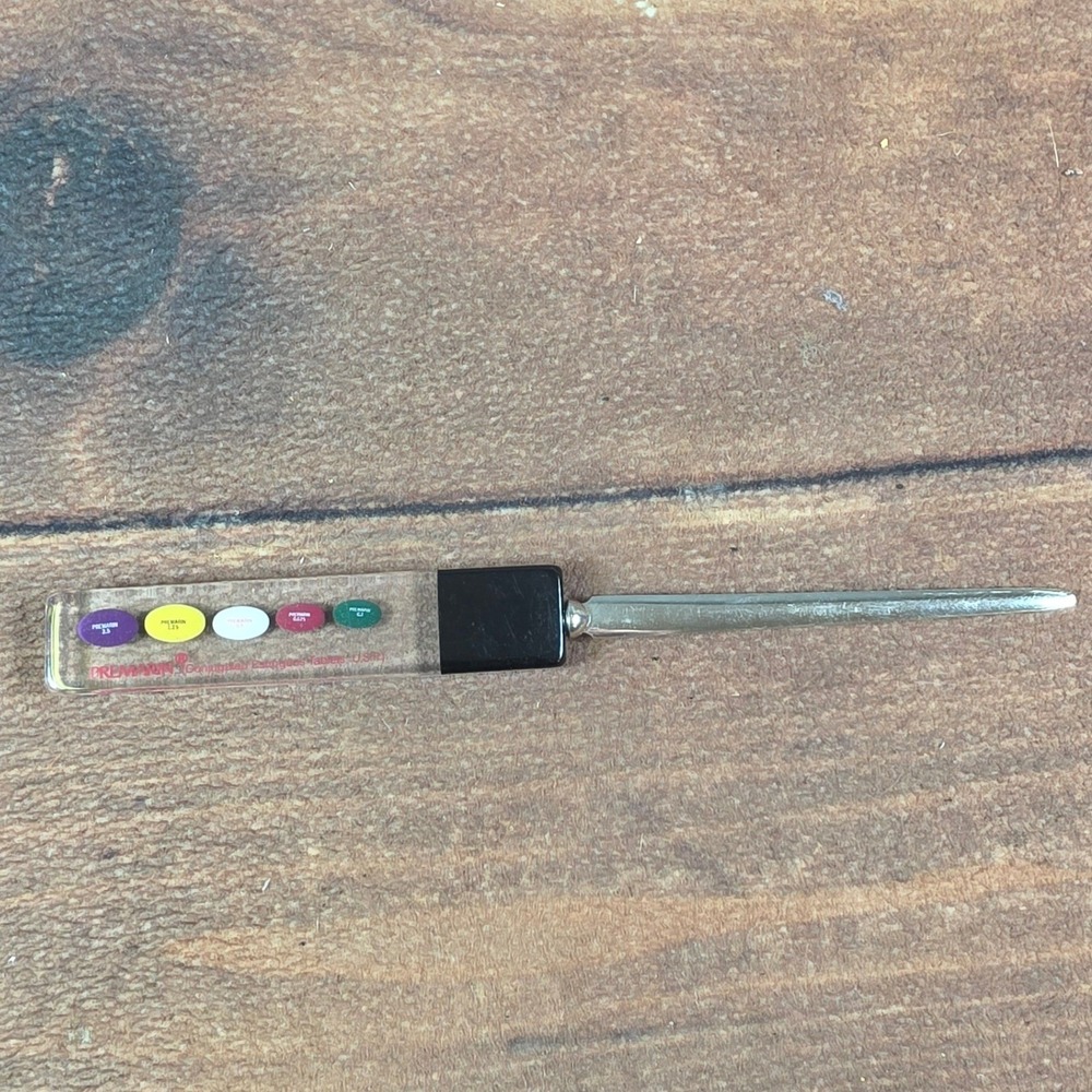 Premarin Letter Opener Pharmaceutical Advertising OS Clear Good Medical Rep Gift